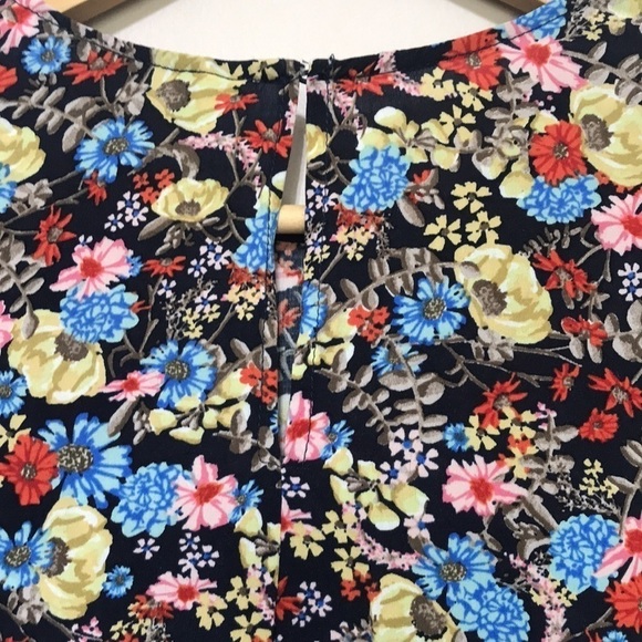 𝅺ZARA Basic floral printed long sleeve dress sz Small - Picture 7 of 11